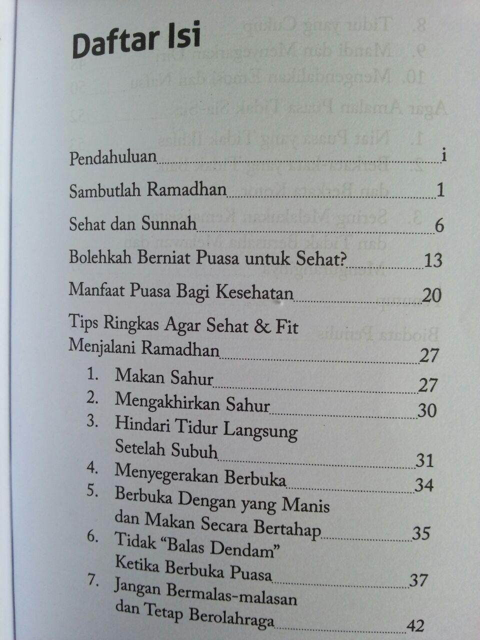 Buku Saku Sehat Dan Sunnah Menjalani Ramadhan isi 2