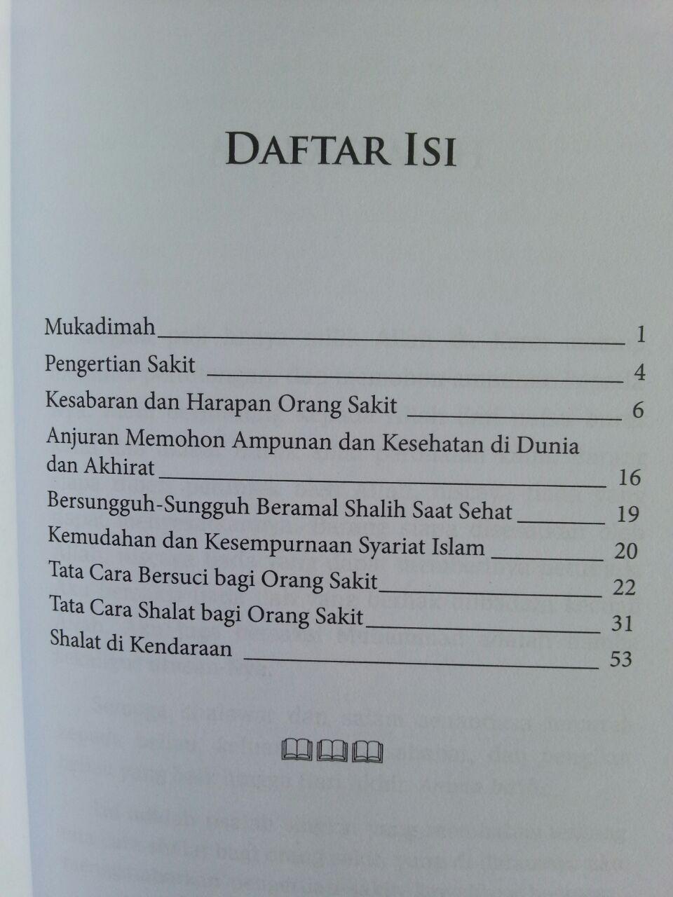 Buku Tata Cara Shalat Bagi Orang Sakit isi 2
