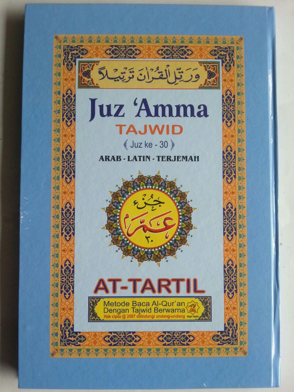 Al-Quran Juz Amma Tajwid At-Tartil Arab-Latin-Terjemah B5 HC cover 2