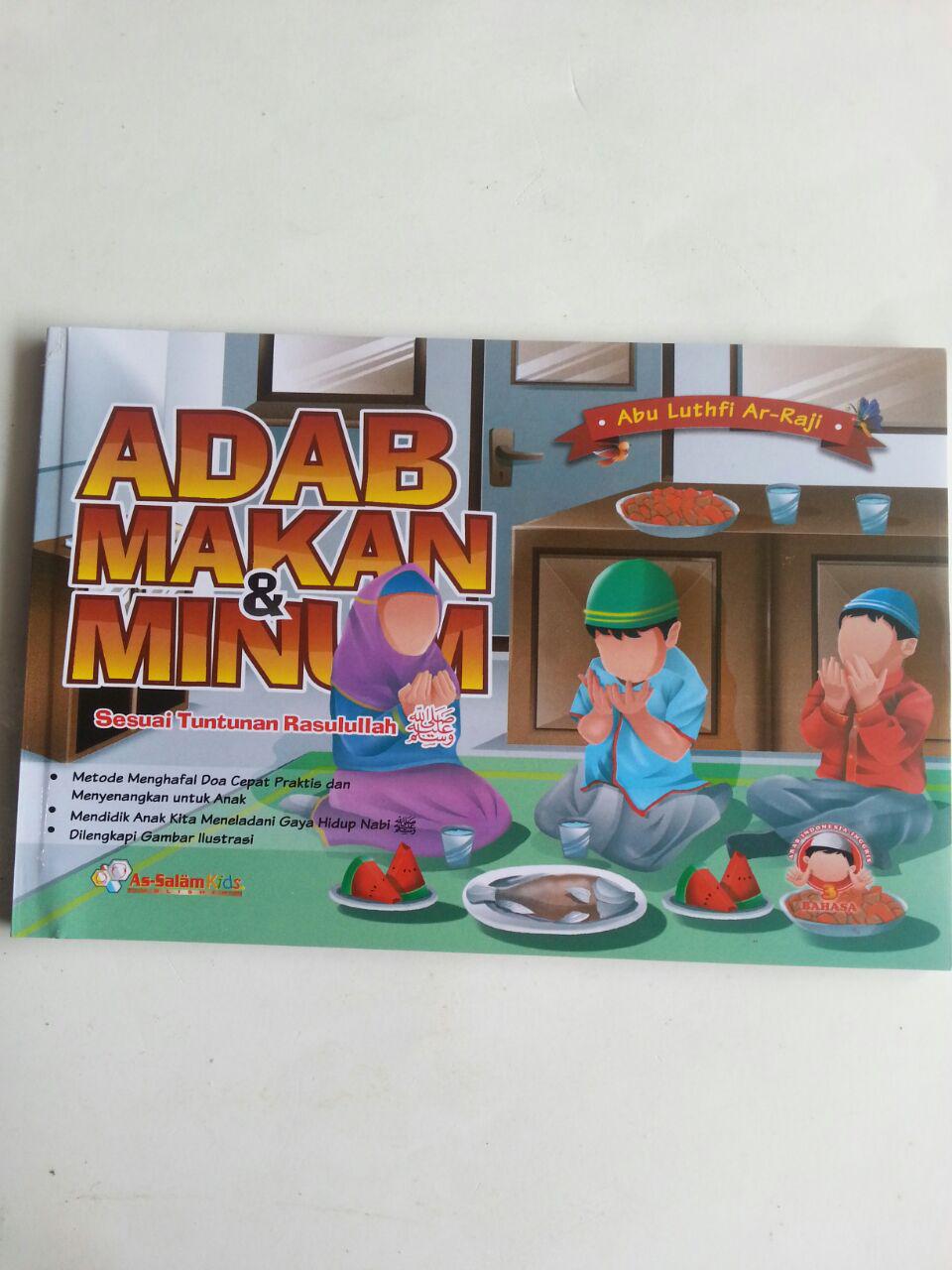 Buku Anak Adab Makan Dan Minum Sesuai Tuntunan Rasulullah cover 2
