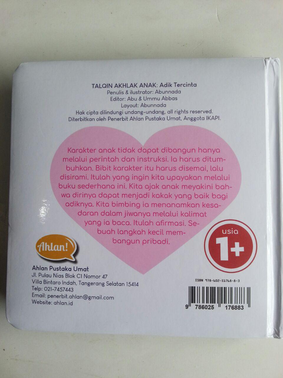 Buku Anak Boarbook Adik Tercinta cover 2