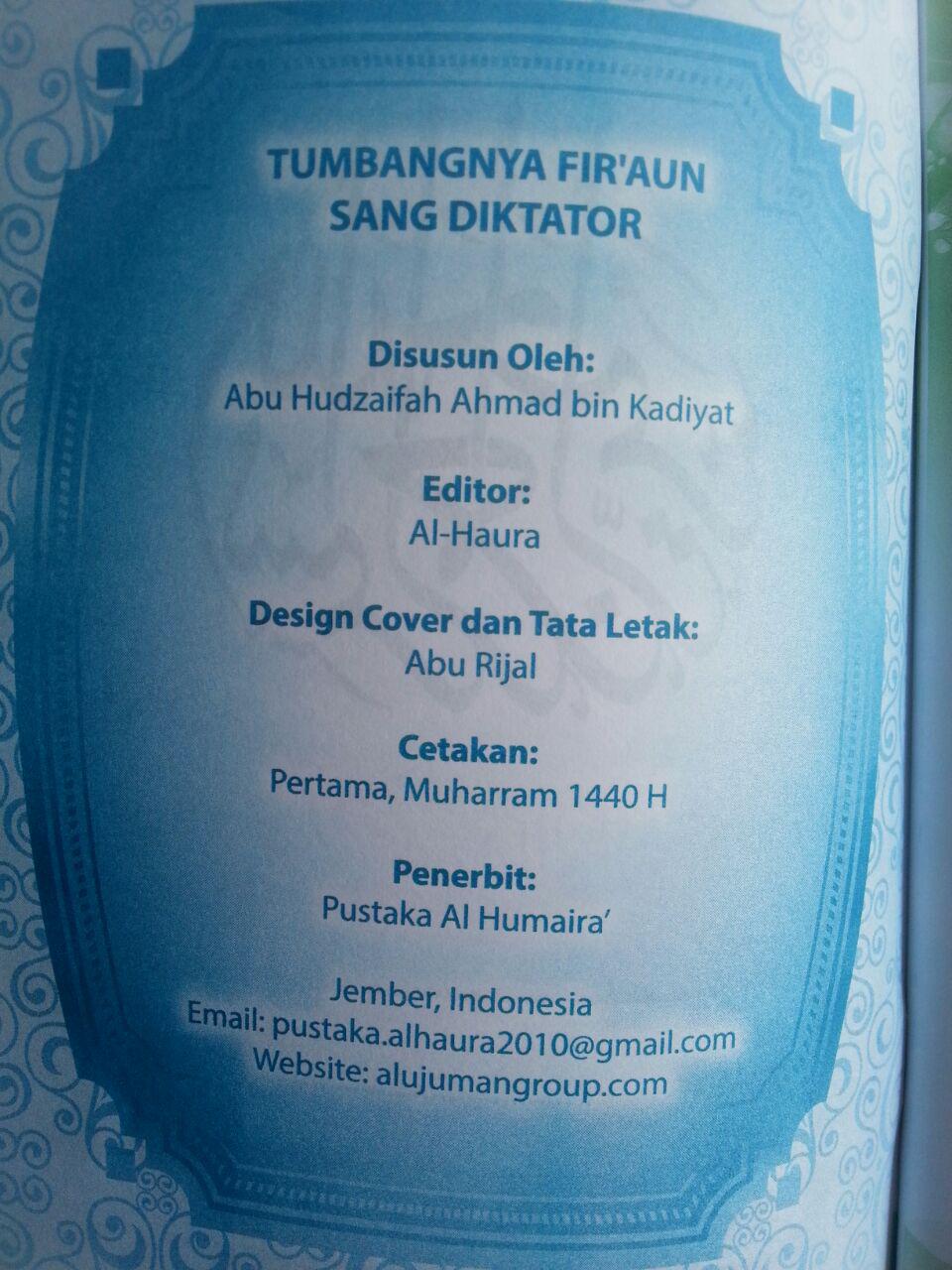 Buku Anak Tumbangnya Firaun Sang Diktator isi 2
