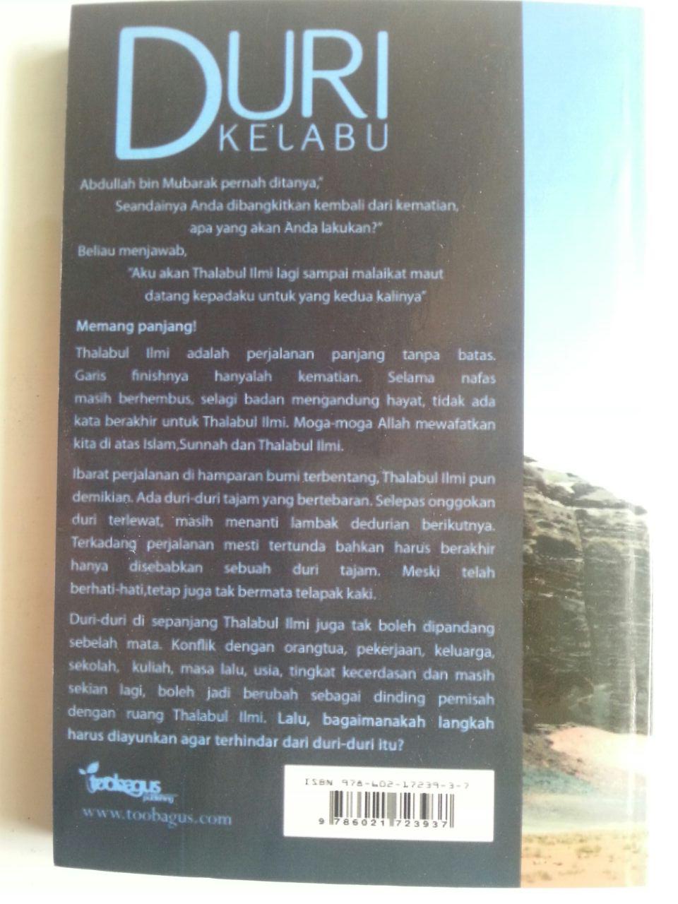 Buku Duri Kelabu Menuntut Ilmu Perjalanan Panjang Tanpa Batas cover