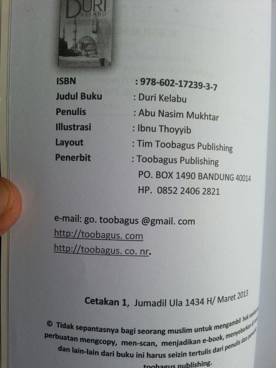 Buku Duri Kelabu Menuntut Ilmu Perjalanan Panjang Tanpa Batas isi