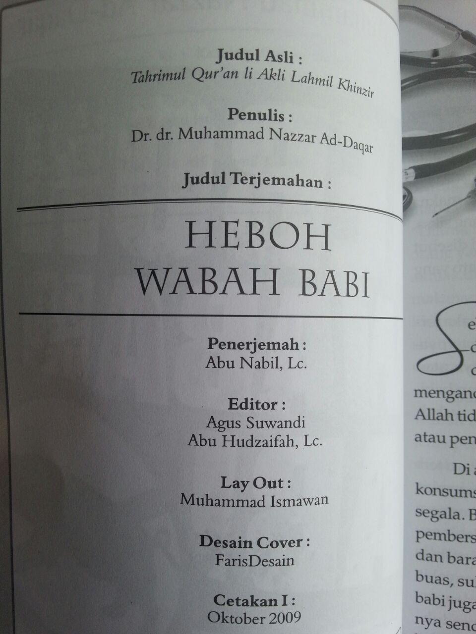 Buku Heboh Wabah Babi Mendeteksi Berbagai Penyakit Dalam Babi isi 2