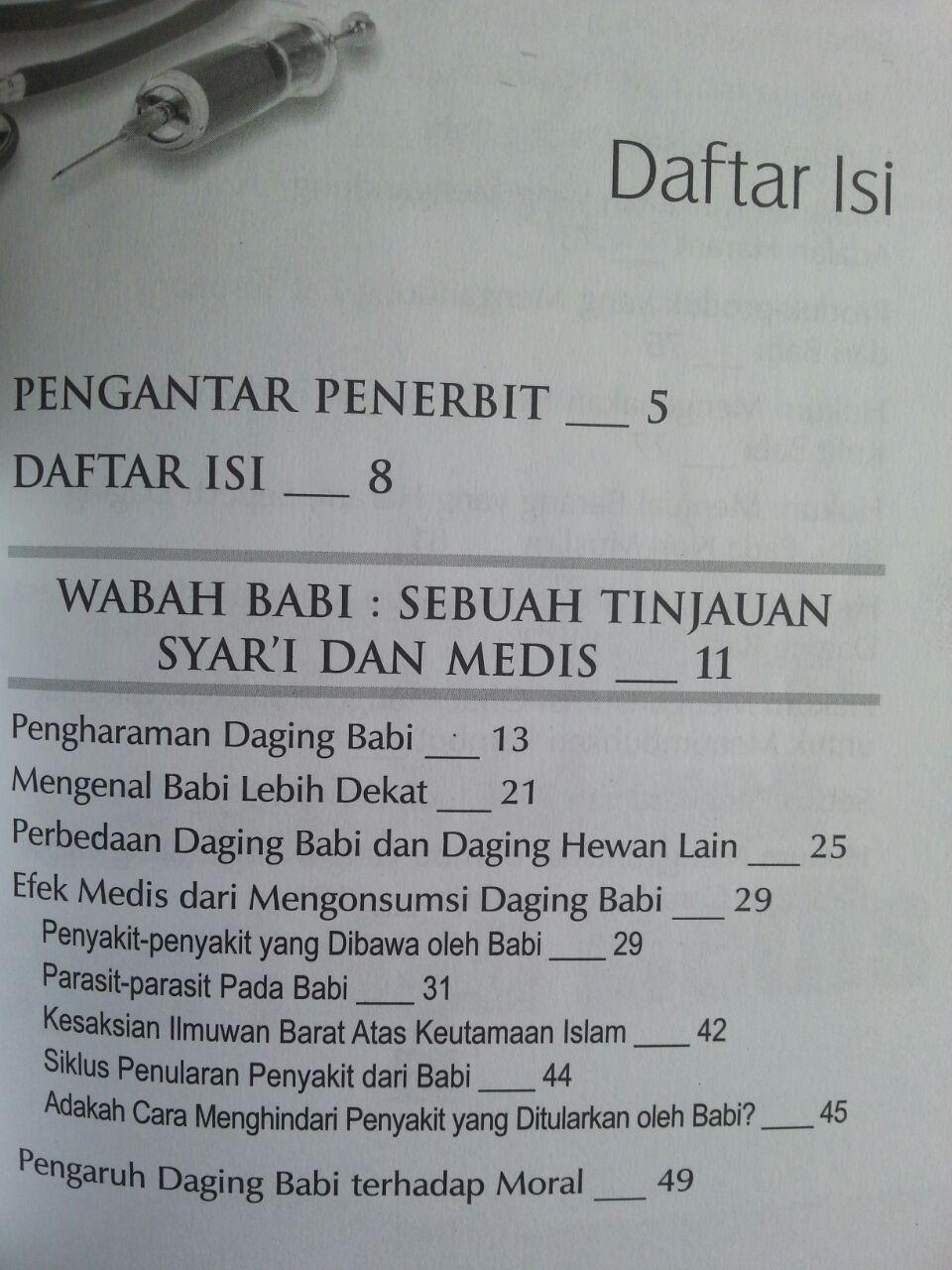 Buku Heboh Wabah Babi Mendeteksi Berbagai Penyakit Dalam Babi isi