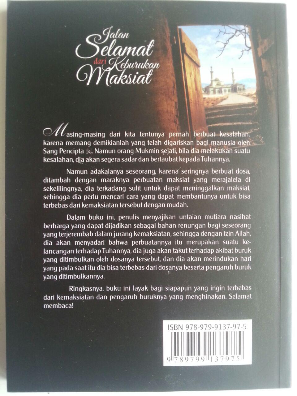 Buku Jalan Selamat Dari Keburukan Maksiat cover