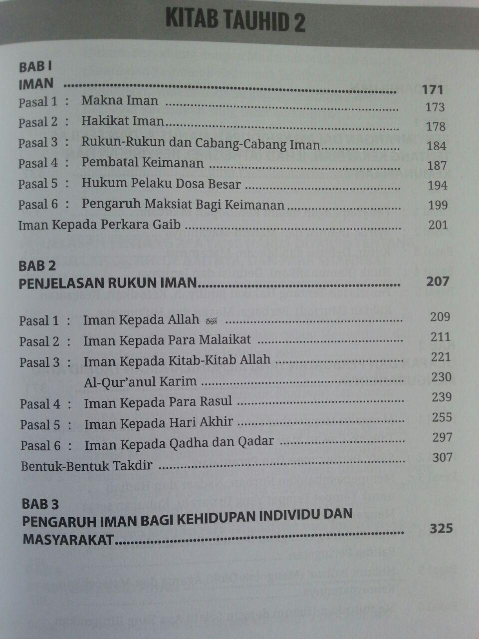 Buku Kitab Tauhid Syaikh Fauzan isi 3