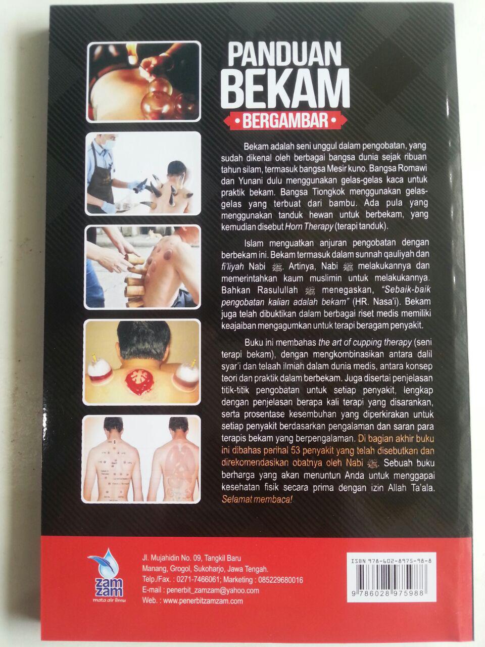 Buku Panduan Bekam Bergambar Seni Bekam Syar'i Untuk Penyakit cover