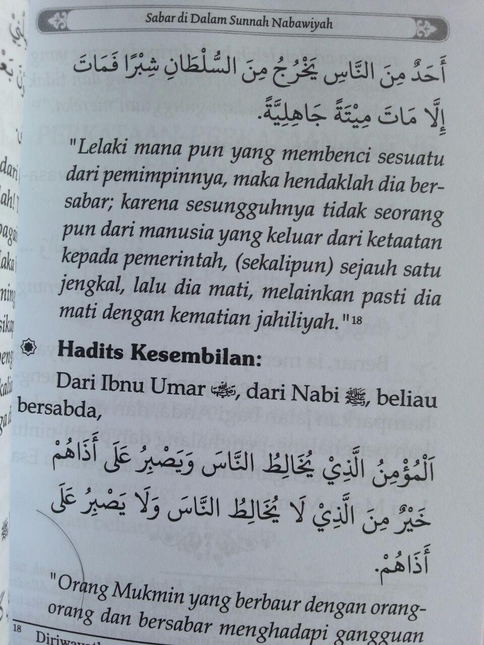 Buku Saku Keutamaan Dan Buah Manis Sabar isi 2
