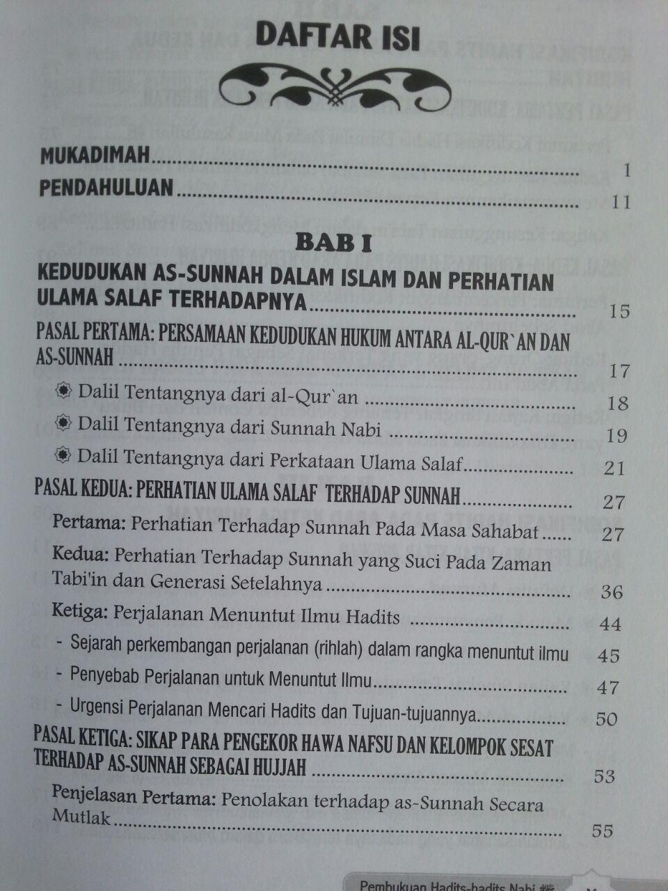 Buku Sejarah Dan Perkembangan Pembukuan Hadits-Hadits Nabi isi 2