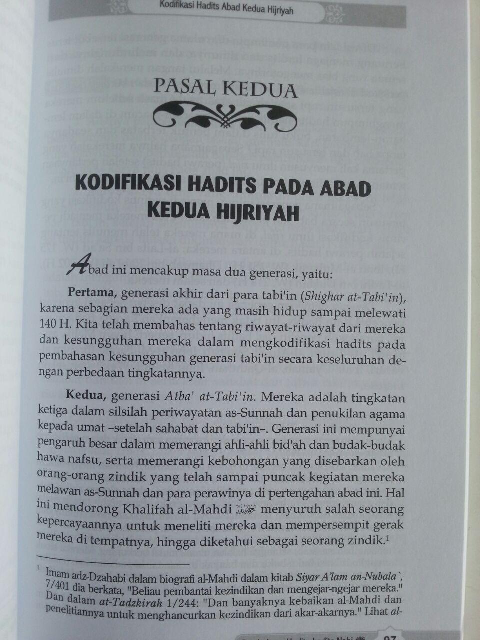 Buku Sejarah Dan Perkembangan Pembukuan Hadits-Hadits Nabi isi 3