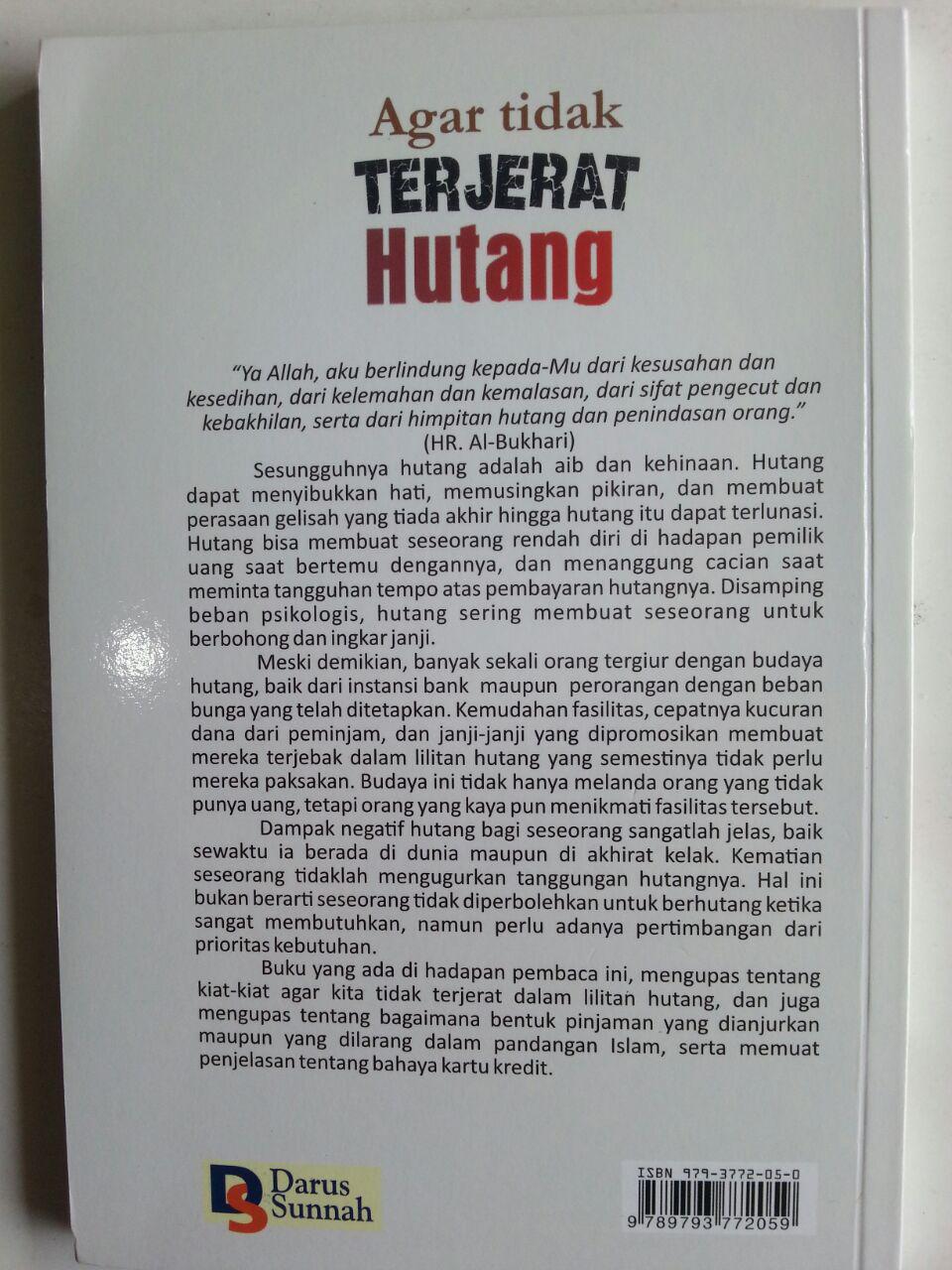 Buku Agar Tidak Terjerat Hutang Plus Penjelasan Bahaya Kartu Kredit cover