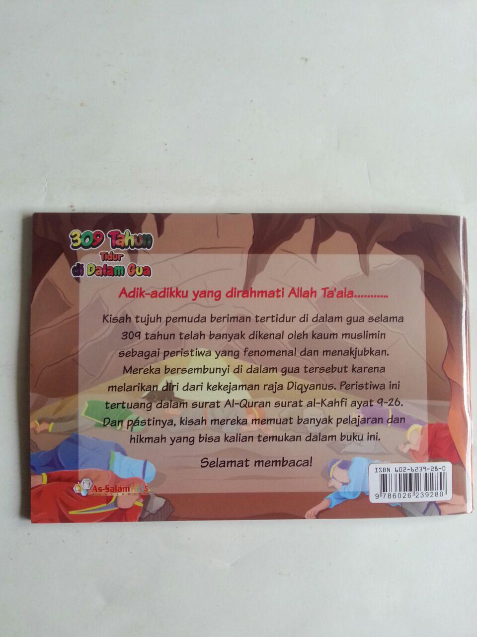 Buku Anak 309 Tahun Tidur Di Dalam Gua Kisah Ashabul Kahfi cover