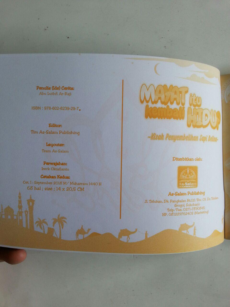 Buku Anak Mayat Itu Kembali Hidup Kisah Penyembelihan Sapi isi 2