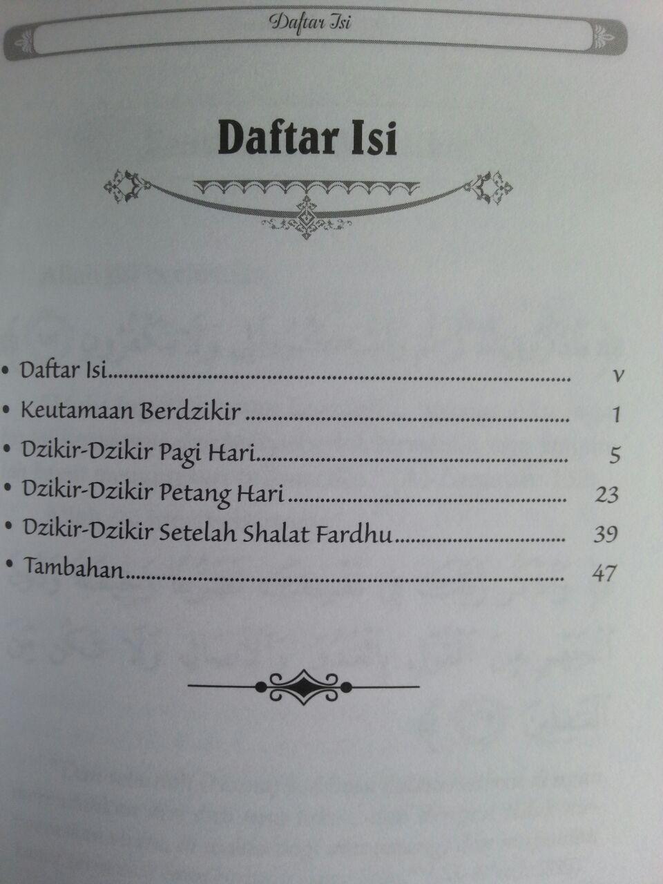 Buku Dzikir Pagi Dan Petang Dan Setelah Shalat Fardhu isi 2