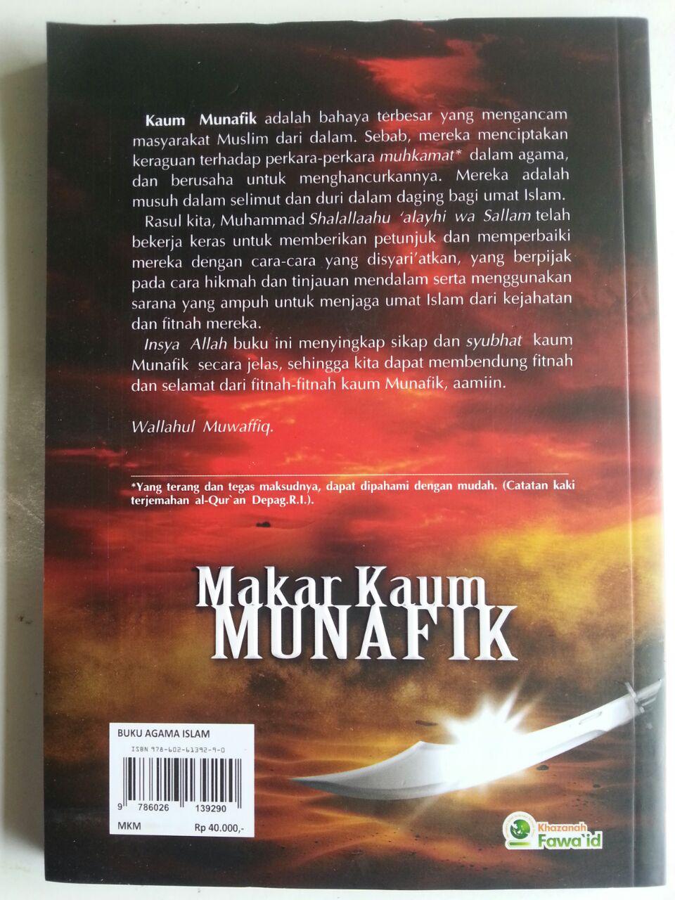 Buku Makar Kaum Munafik Kiat Rasul Bermuamalah Dengan Munafik cover