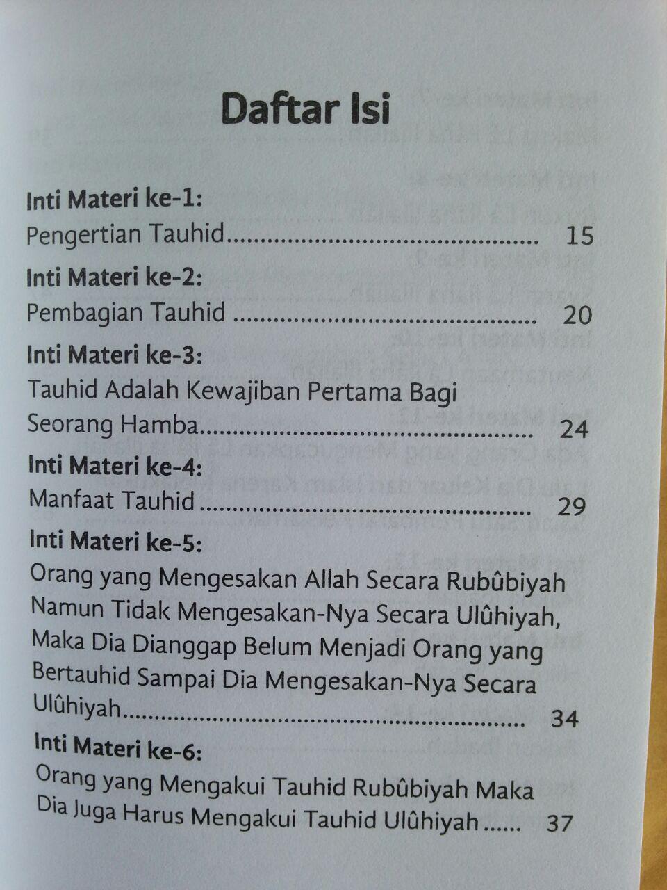 Buku 40 Inti Materi Tauhid Panduan Praktis Pengajar Pembelajar isi 2