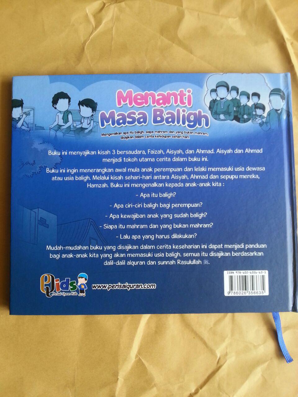 Buku Anak Menanti Masa Baligh Mengenalkan Baligh Mahram Dalam Cerita cover