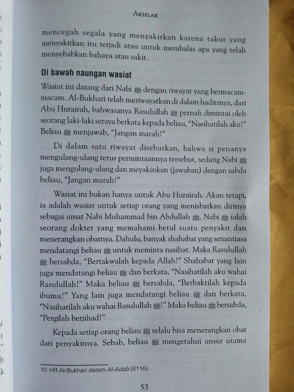 Buku Wasiat Rasul Buat Lelaki Intisari Ibadah Muamalah Akhlak isi 3