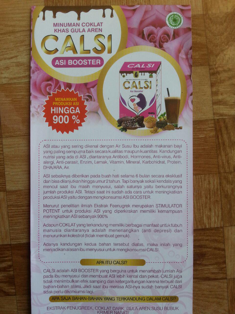 Herbal Calsi Asi Booster Minuman Coklat Khas Gula Aren isi 2