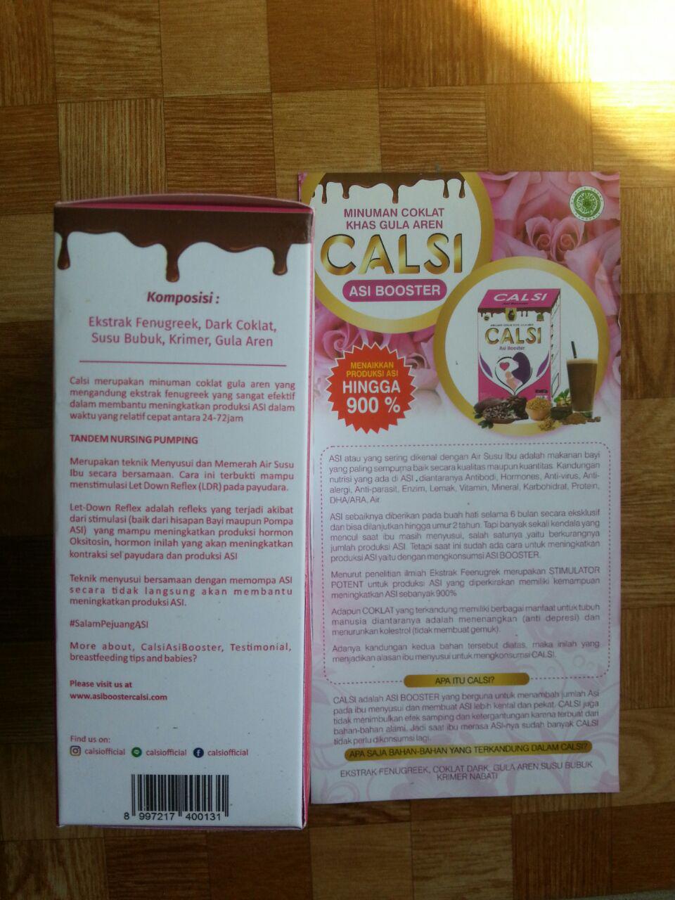 Herbal Calsi Asi Booster Minuman Coklat Khas Gula Aren isi 3