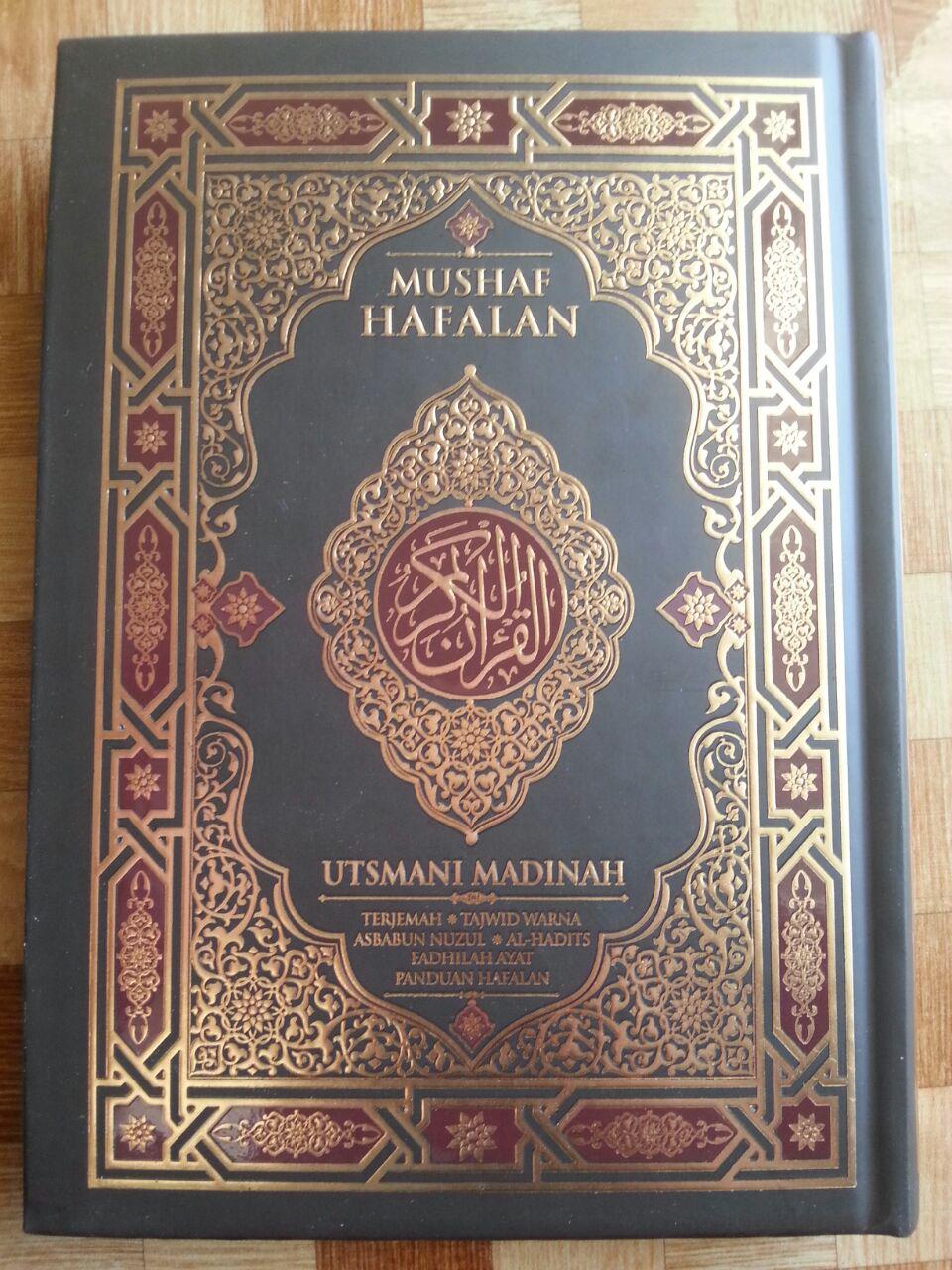Al-Qur'an Mushaf Hafalan Utsmani Madinah Terjemah Tajwid A5 cover