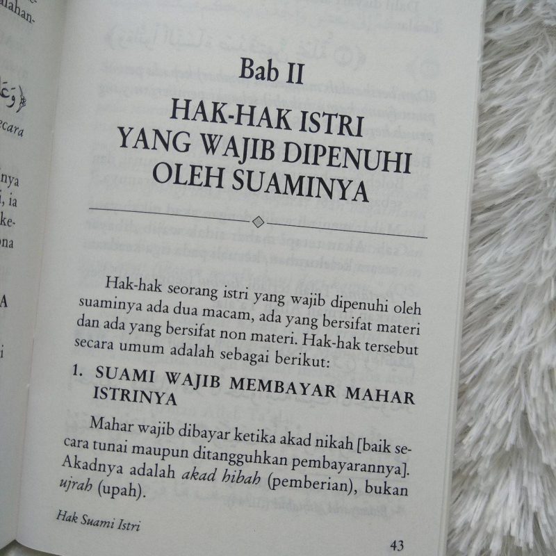 Buku Saku Hak Suami Istri Sesuai Tuntunan Rasulullah