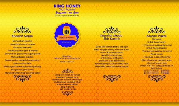 Madu Sidr Kasmir Kualitas Super Label