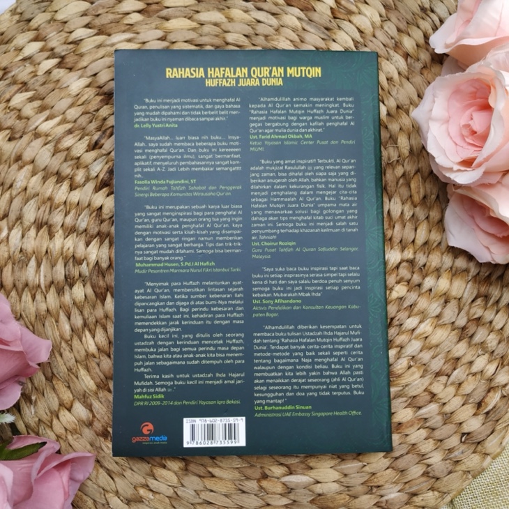 Buku Rahasia Hafalan Quran Mutqin Huffazh Juara Dunia