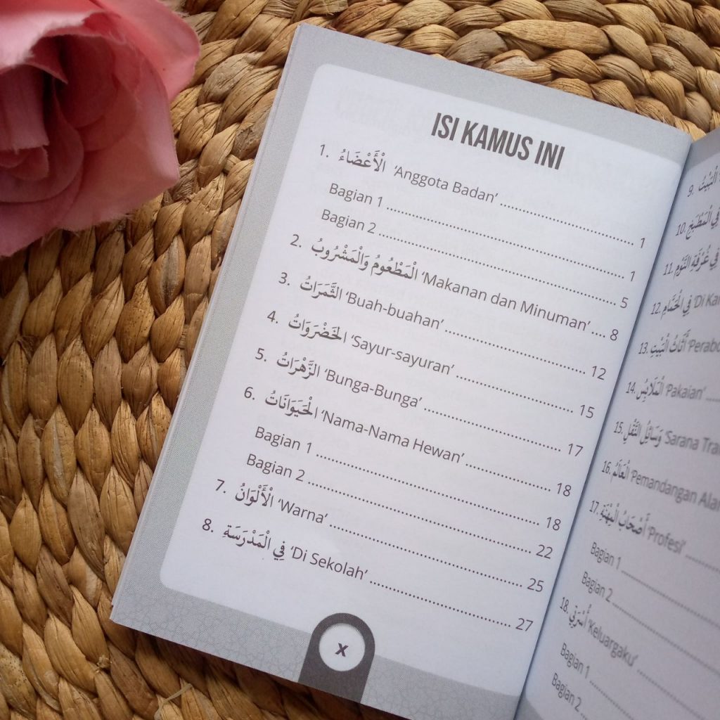 Buku Kamus Mufradat Santri Indonesia Arab Kosakata Bahasa Arab Pemula