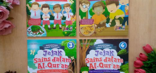 Buku Anak Paket Jejak Sains Dalam Al-Quran Petualangan Empat Sekawan Set 4 Jilid