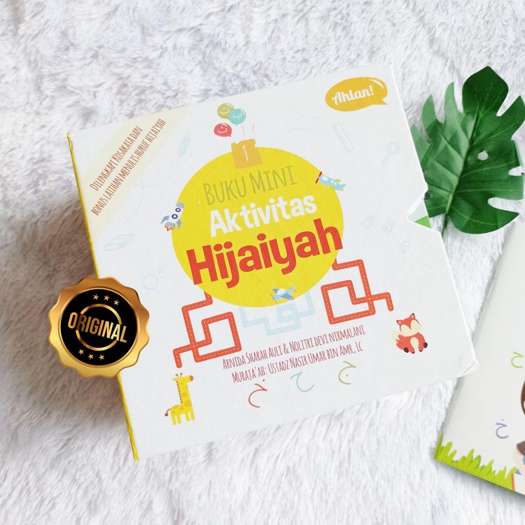 Buku Mini Aktivitas Hijaiyah Anak Kosakata Belajar Menulis