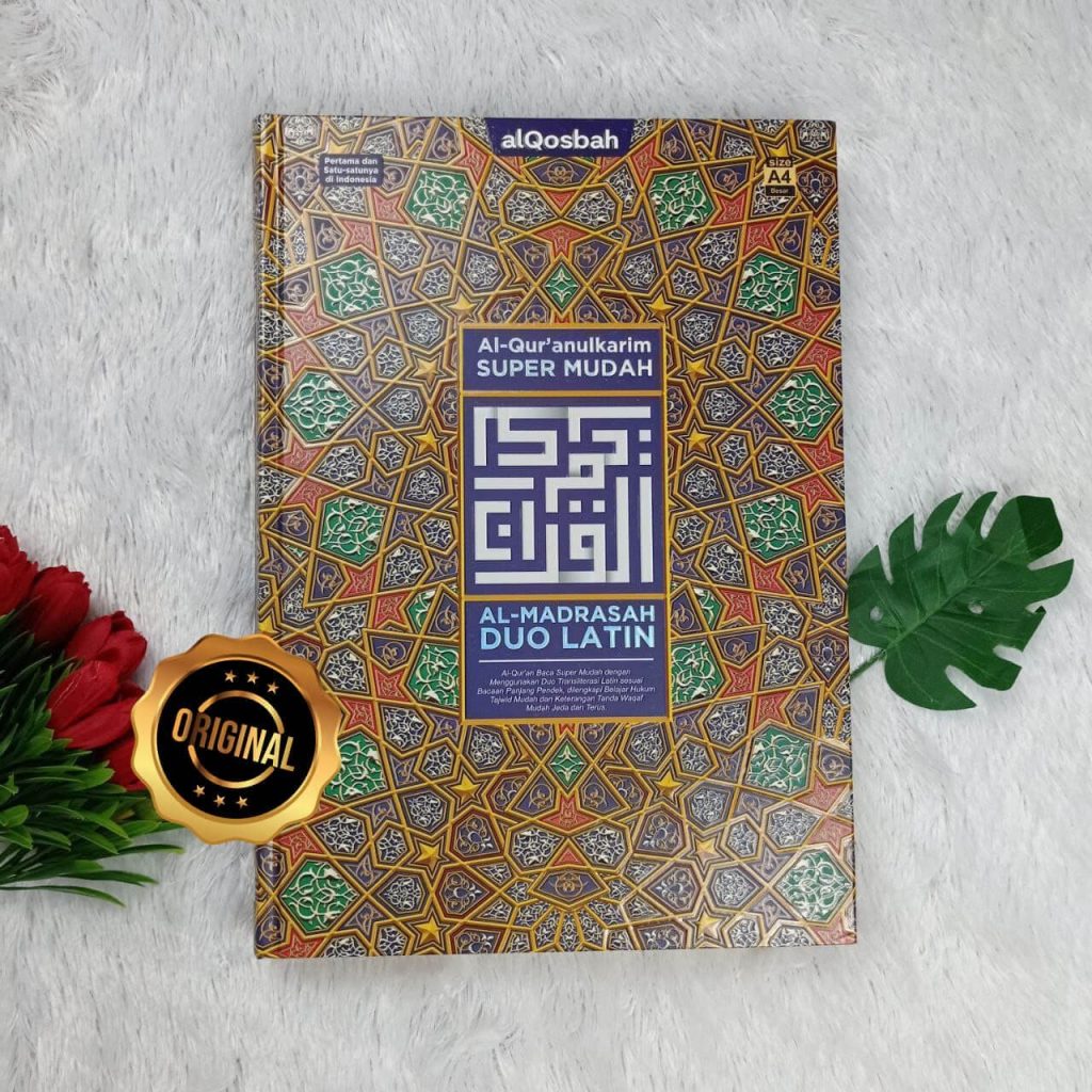 Al-Qur'an Super Mudah Al-Madrasah Duo Latin Ukuran A4