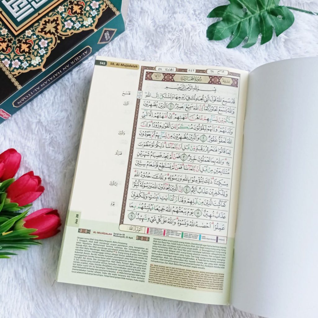 Al-Qur'an Hafalan Terjemah Dan Tajwid Warna Al-Itqan Per 3 Juz A5