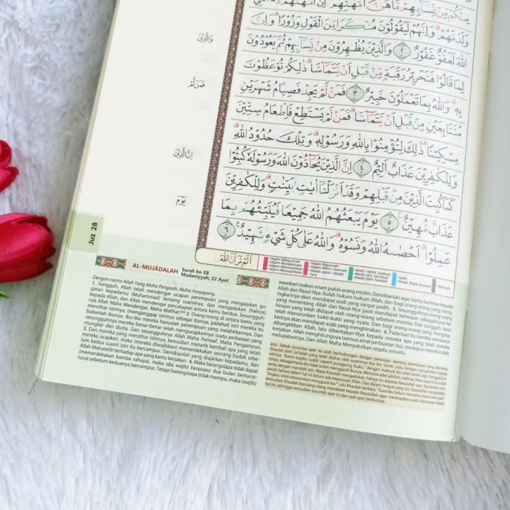 Al-Qur'an Hafalan Terjemah Dan Tajwid Warna Al-Itqan Per 3 Juz A5