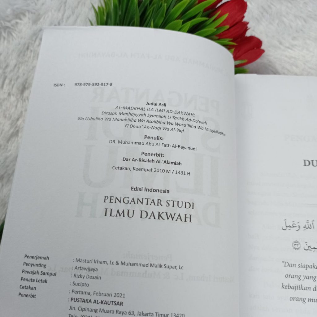 Buku Pengantar Studi Ilmu Dakwah Strategi Dan Persoalannya