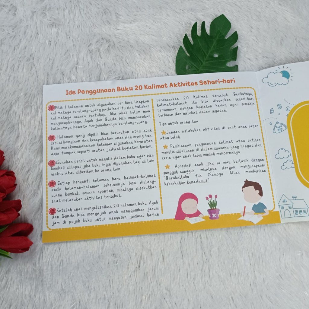 Buku Anak 20 Kalimat Aktivitas Sehari-Hari