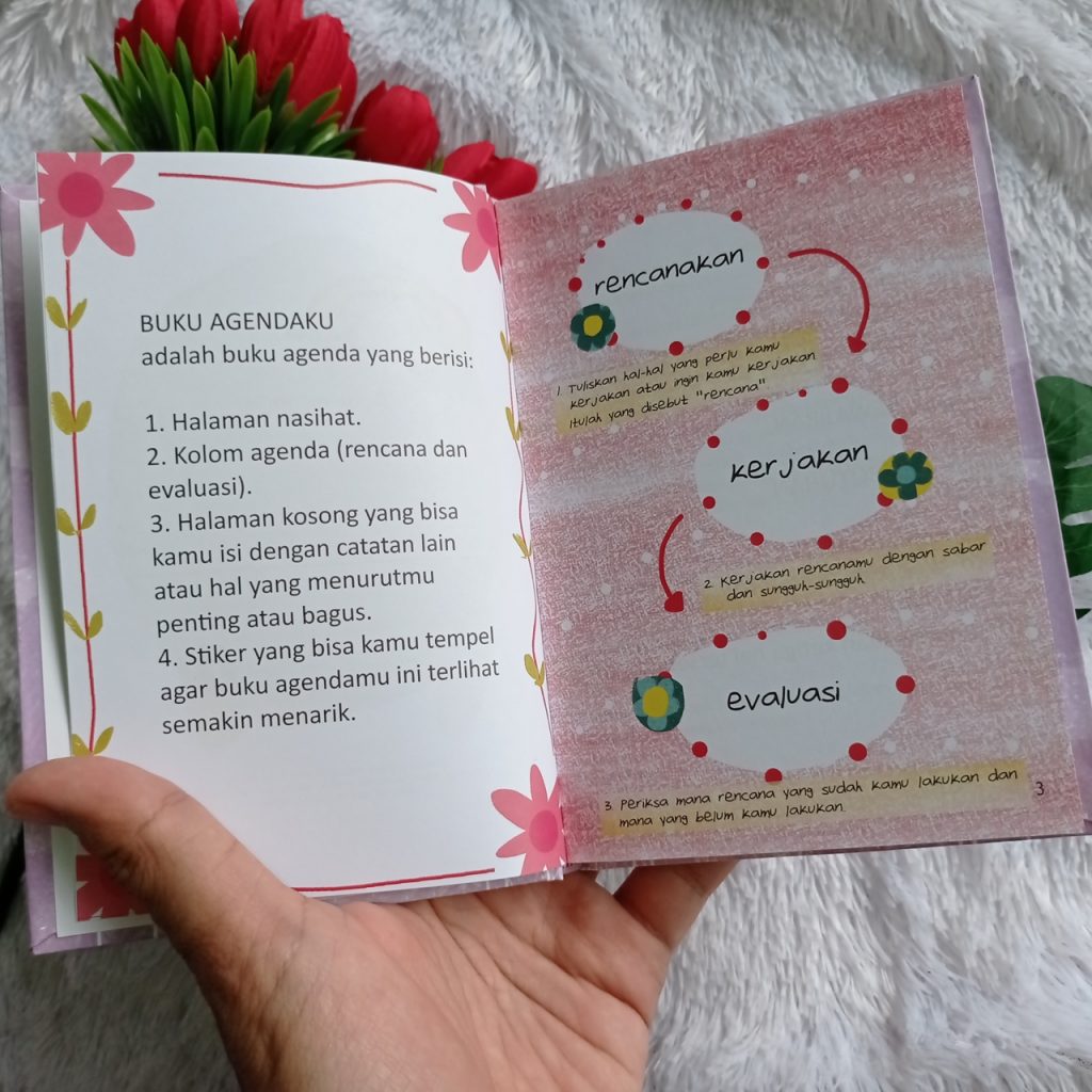 Buku Anak Agendaku Edisi Bunga