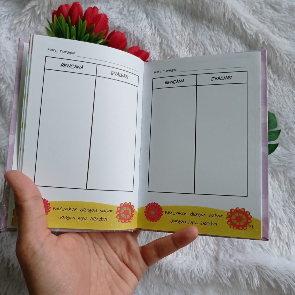 Buku Anak Agendaku Edisi Bunga