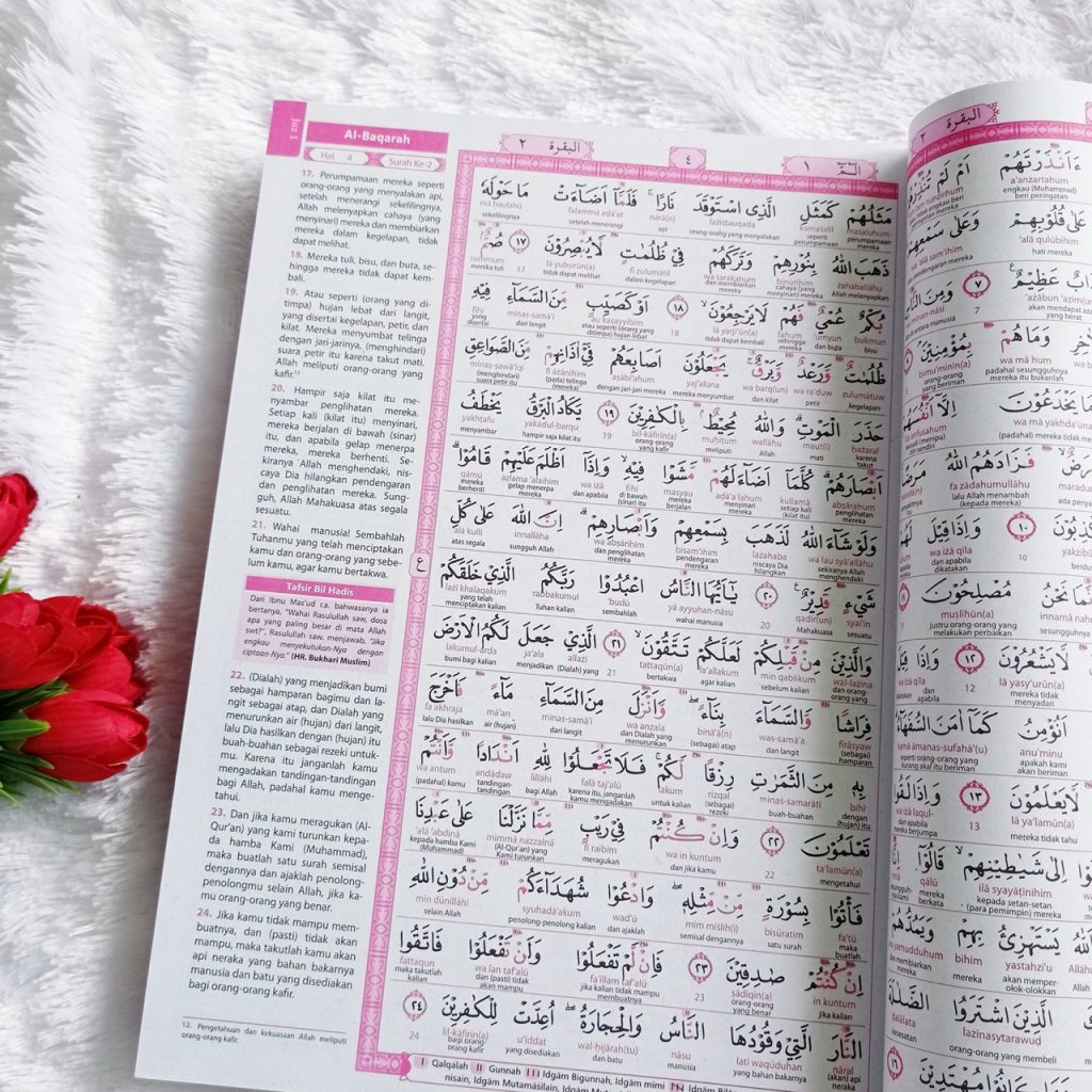 AL-KHOBIR Khat Utsman Thaha | Transliterasi Per Kata | Terjemah Per Kata Terjemah Per Ayat | Panduan Hukum Tajwid Panduan Etika Membaca Al-Qur'an | Indeks Alfabet Sejarah Kodifikasi Al-Qur'an | Indeks Doa Dalam Al-Qur'an