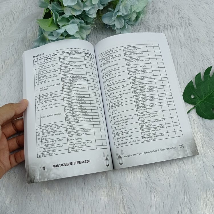 Buku Agar Tak Merugi Di Bulan Suci Mengatur Waktu Aktivitas Ramadhan