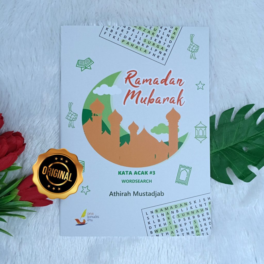 Buku Anak Kata Acak Ramadan Mubarak Word Search Seri 3
