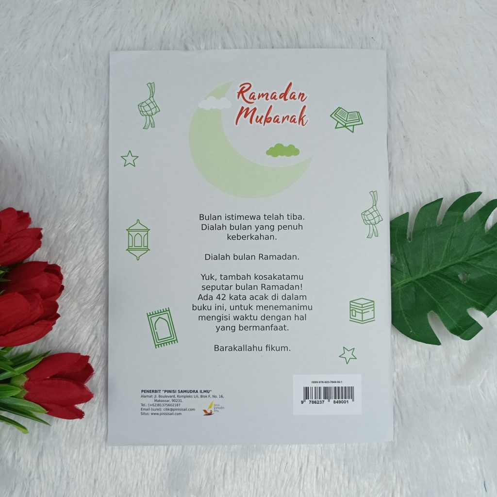 Buku Anak Kata Acak Ramadan Mubarak Word Search Seri 3