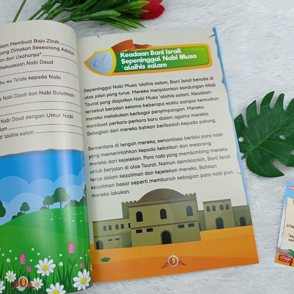 Buku Anak Kisah Nabi Daud Pemilik Suara Terindah Plus Kisah Nabi Syamuel