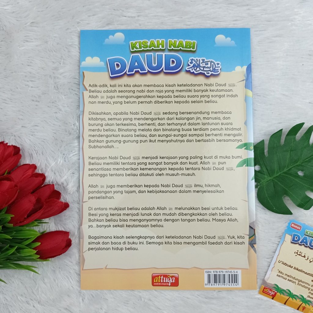 Buku Anak Kisah Nabi Daud Pemilik Suara Terindah Plus Kisah Nabi Syamuel