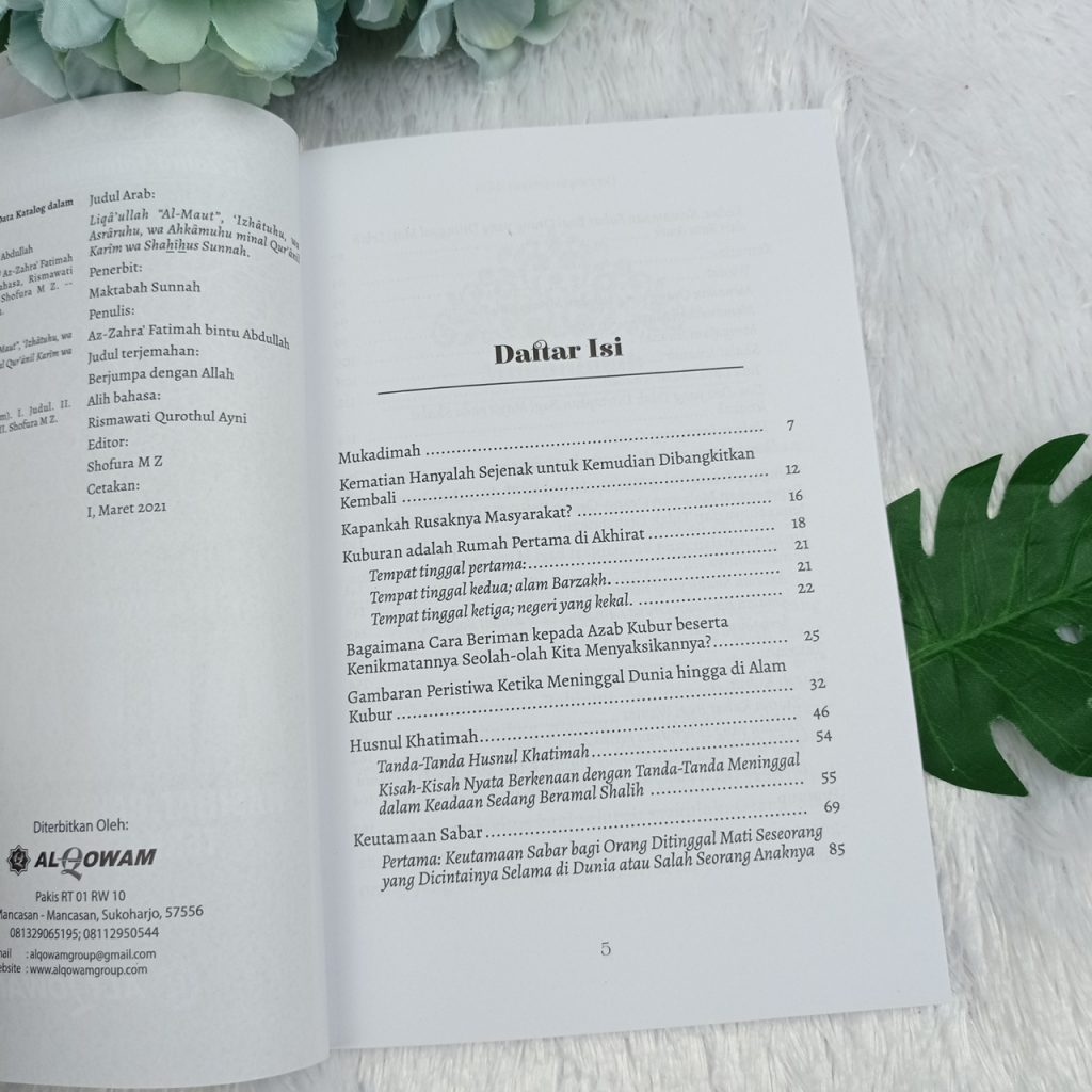 Buku Berjumpa Dengan Allah Rahasia Kematian