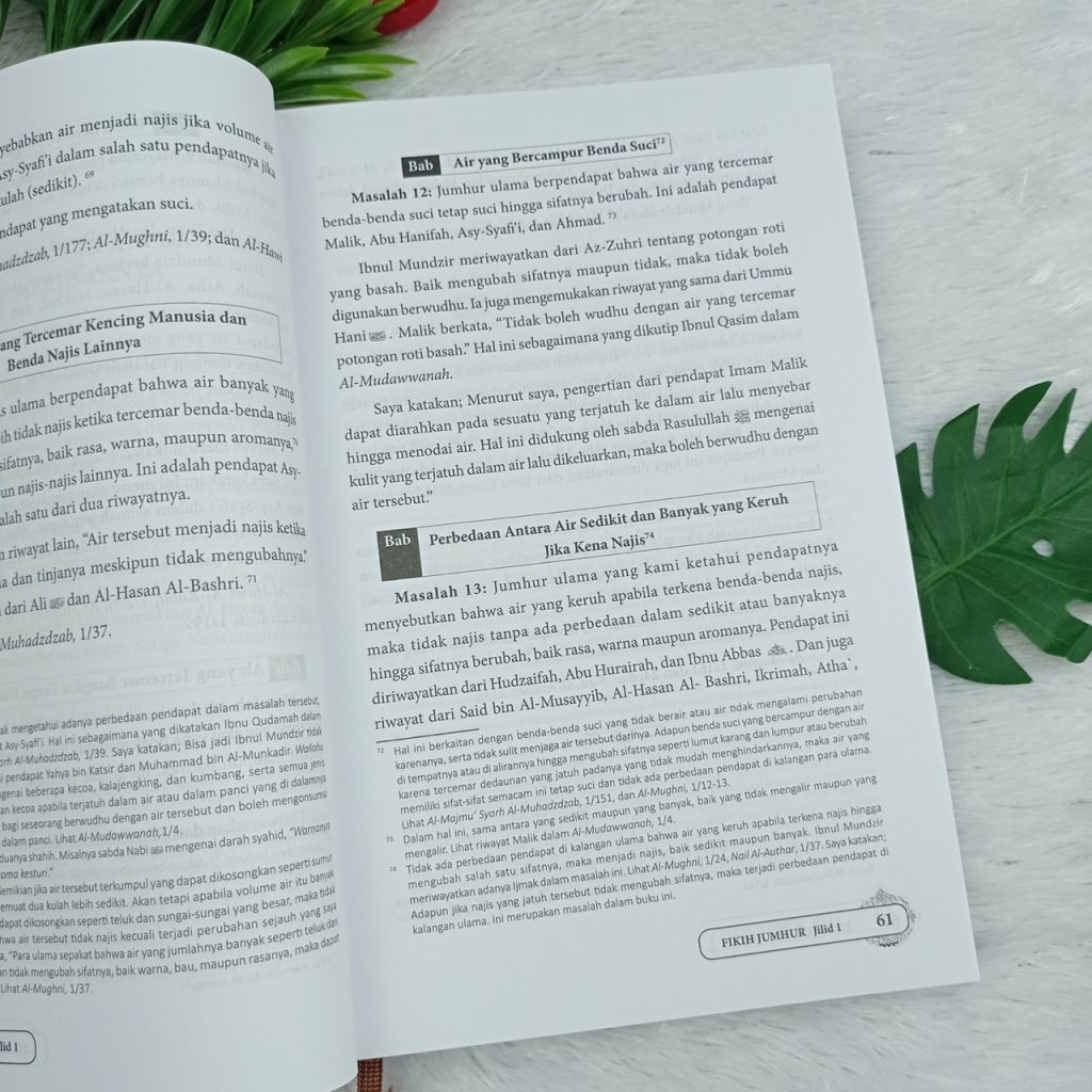 Buku Fikih Jumhur Masalah Yang Disepakati Mayoritas Ulama  1 Set 