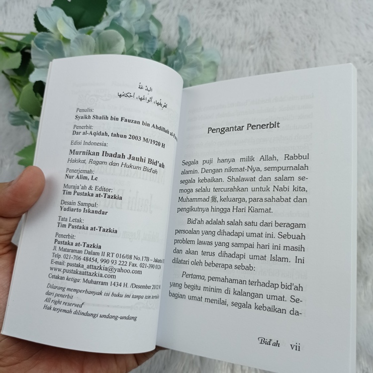 Buku Murnikan Ibadah Jauhi Bidah Hakikat Ragam Hukum Bidah