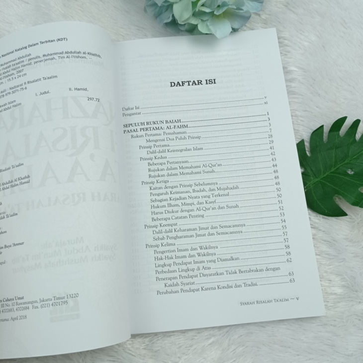 Buku Nazharat Fi Risalah Ta'alim Syarah Risalah Ta'alim